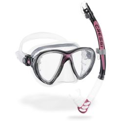 Cressi Big Eyes Evolution + Alpha Ultra Dry snorkel combo