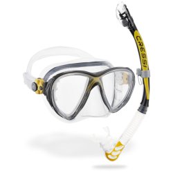 Cressi Big Eyes Evolution + Alpha Ultra Dry snorkel combo