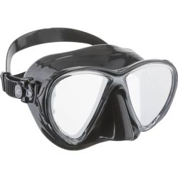 Cressi Big Eyes Evolution dykkermaske klar / sort / sort / s�lv mirrored lens