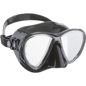 Cressi Big Eyes Evolution maske klar / sort / sort / s�lv mirrored lens