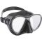 Cressi Big Eyes Evolution maske klar / sort / sort / s�lv mirrored lens