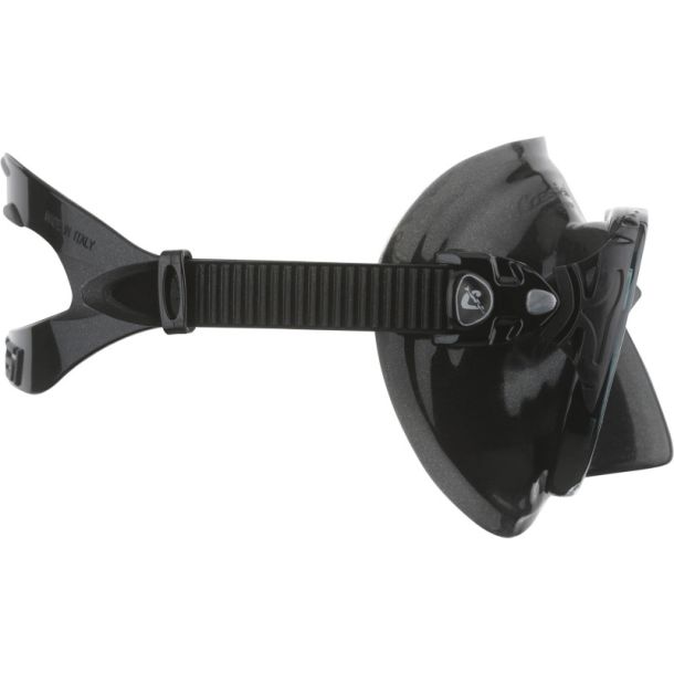 Cressi Big Eyes Evolution maske klar / sort / sort / s�lv mirrored lens