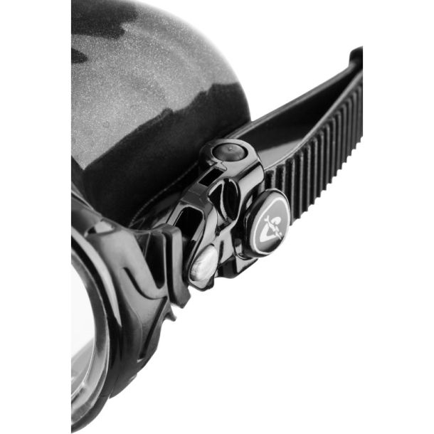 Cressi Big Eyes Evolution maske klar / sort / sort / s�lv mirrored lens