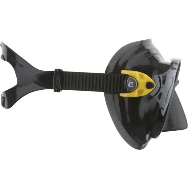 Cressi Big Eyes Evolution maske klar / sort / gul