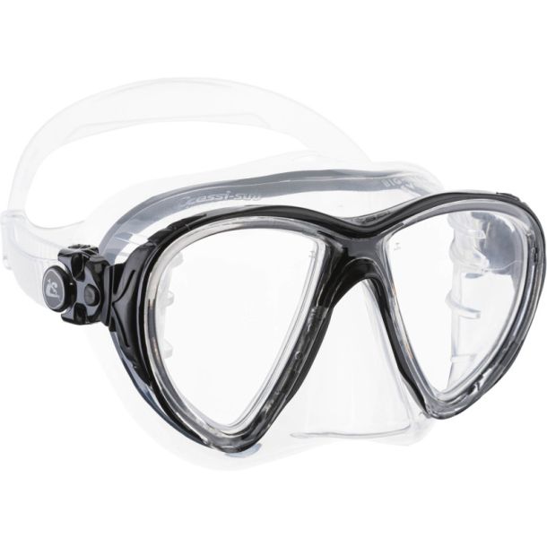 Cressi Big Eyes Evolution maske klar / sort