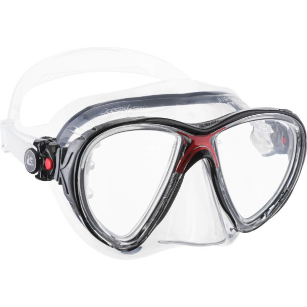 Cressi Big Eyes Evolution dykkermaske klar / r�d