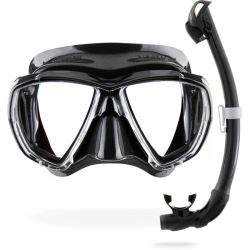 Cressi Big Eyes + Seal Dry snorkel combo