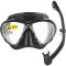 Cressi Big Eyes Evolution + Alpha Ultra Dry snorkel combo