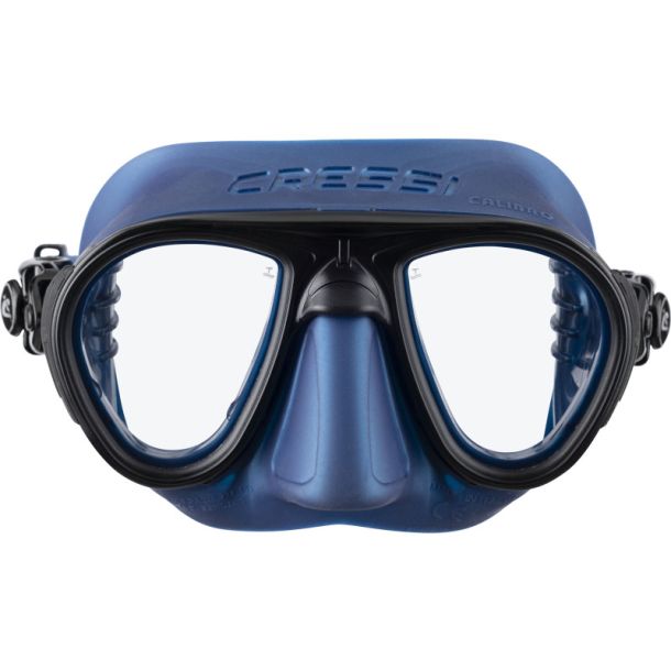 Cressi Calibro maske bl� metal / sort