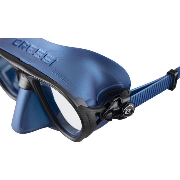 Cressi Calibro maske bl� metal / sort