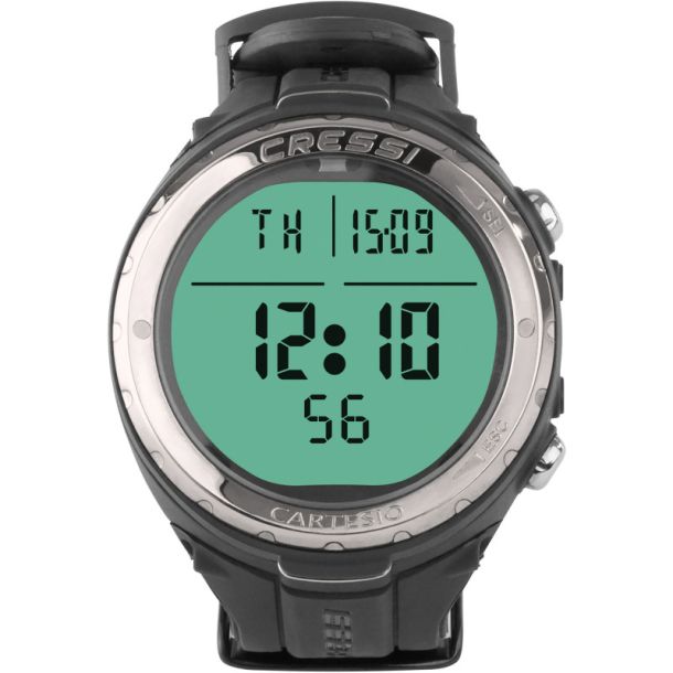 Cartesio Computer Watch Black / Black