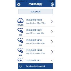 Cressi Michelangelo - Donatello computer Bt interface