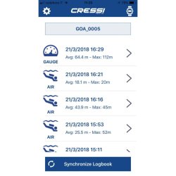 Cressi Michelangelo - Donatello computer Bt interface