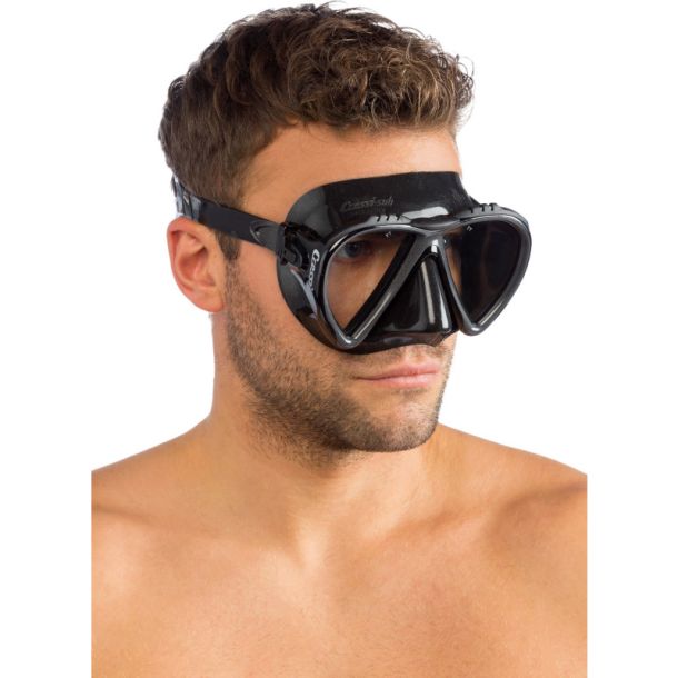 Cressi Lince maske sort / sort