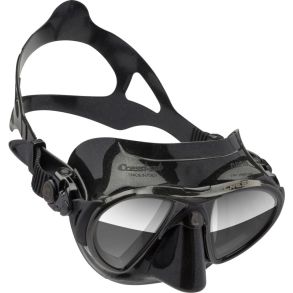 Cressi Nano maske sort / sort / s�lv spejlglas