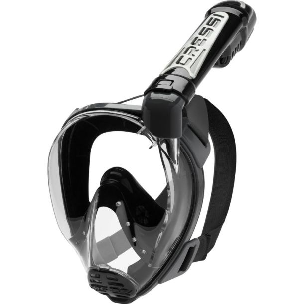 Cressi Duke full face maske sort / sort