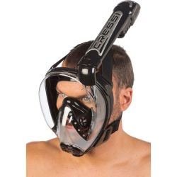 Cressi Duke full face maske sort / sort