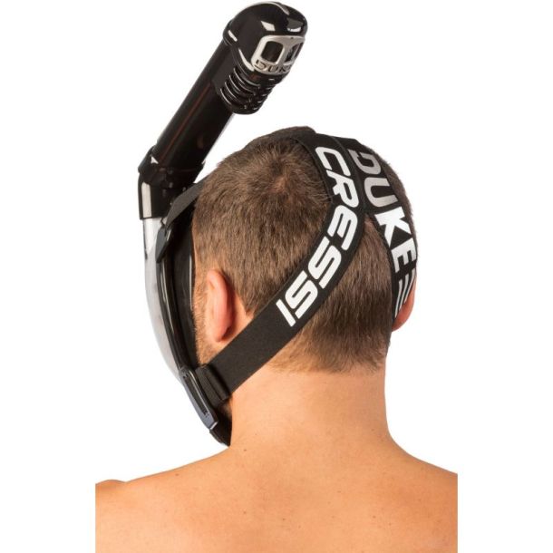Cressi Duke full face maske sort / sort