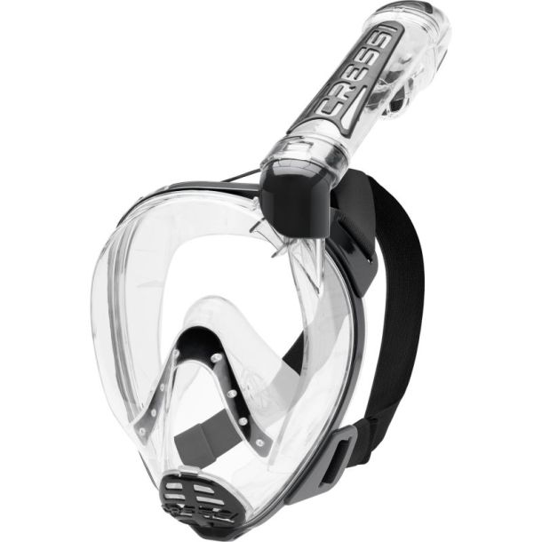 Cressi Duke full face maske klar / sort