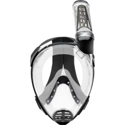 Cressi Duke full face maske klar / sort
