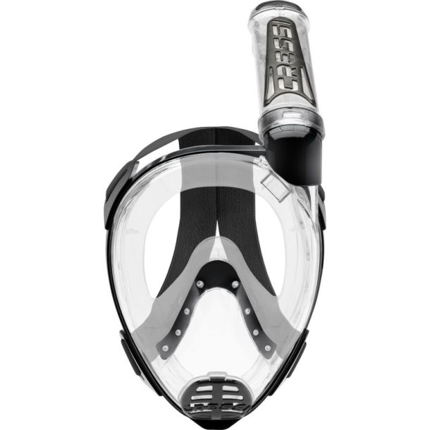Cressi Duke full face maske klar / sort