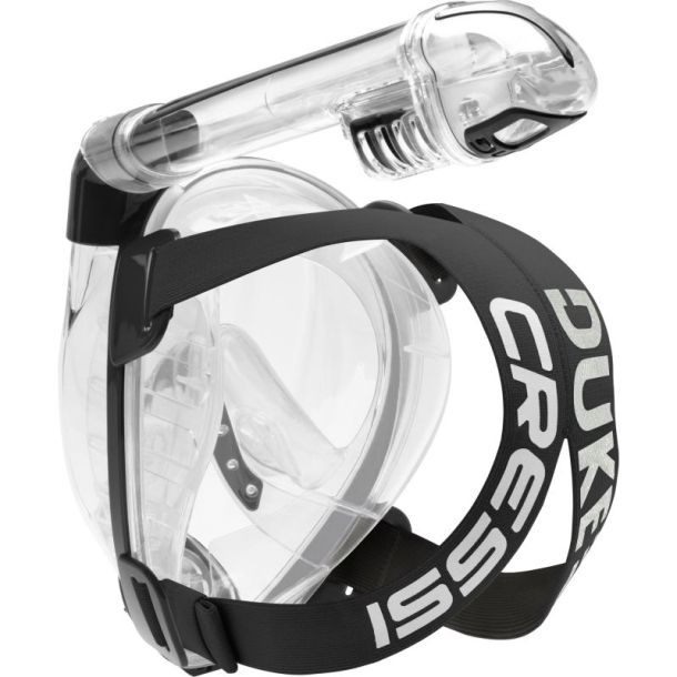 Cressi Duke full face maske klar / sort