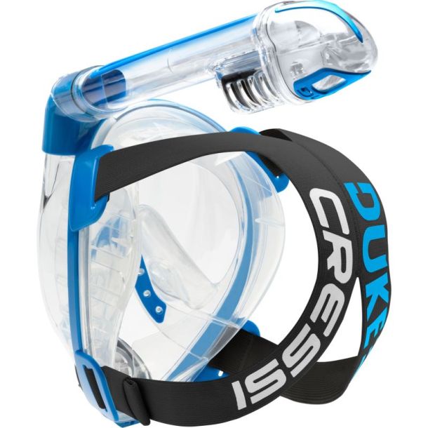 Cressi Duke full face maske klar / bl�