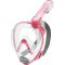 Cressi Duke full face maske klar / pink