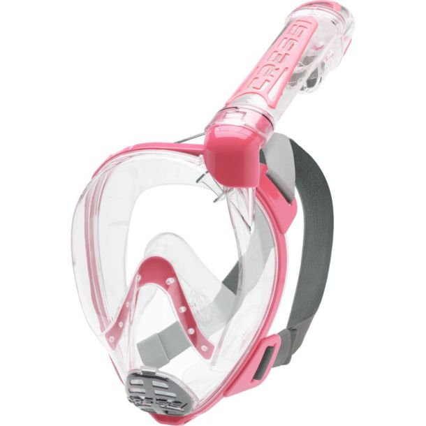 Cressi Duke full face maske klar / pink