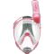 Cressi Duke full face maske klar / pink