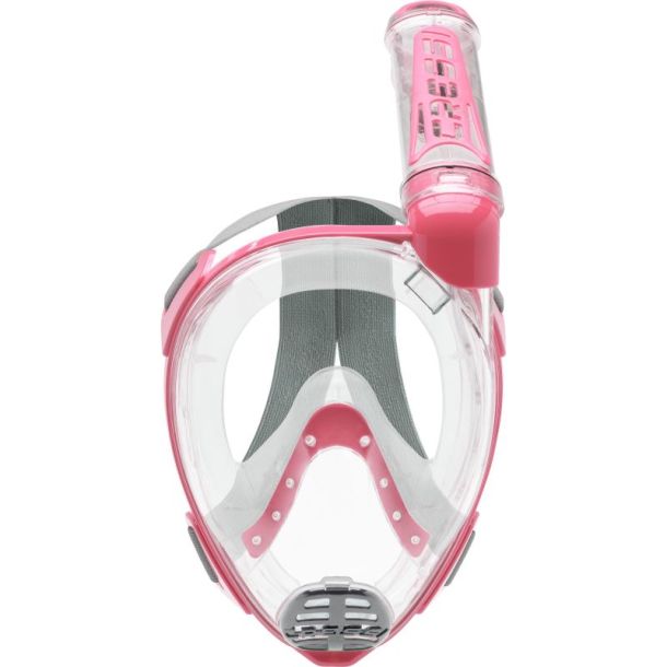 Cressi Duke full face maske klar / pink