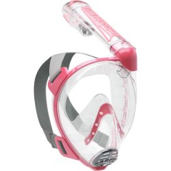Cressi Duke full face maske klar / pink
