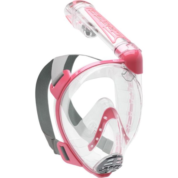 Cressi Duke full face maske klar / pink