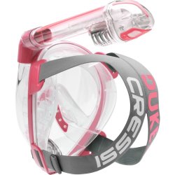 Cressi Duke full face maske klar / pink