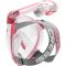 Cressi Duke full face maske klar / pink