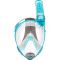 Cressi Duke full face maske klar / akvamarin