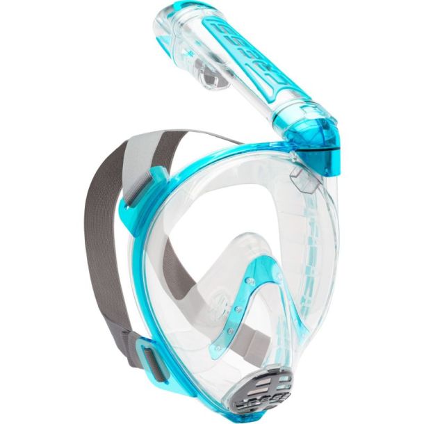 Cressi Duke full face maske klar / akvamarin