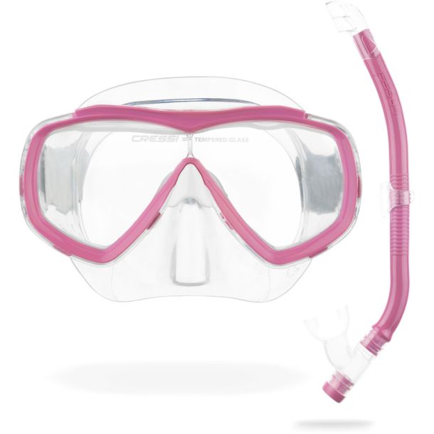 Cressi Estrella + Top snorkel combo