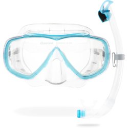 Cressi Estrella + Seal Dry snorkel combo