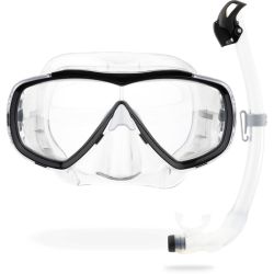 Cressi Estrella + Seal Dry snorkel combo