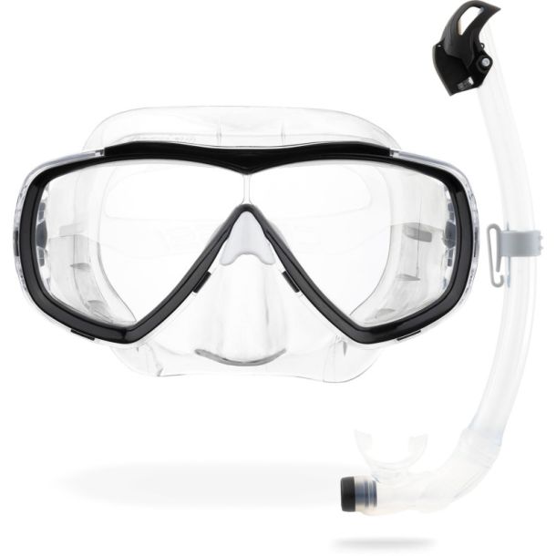 Cressi Estrella + Seal Dry snorkel combo