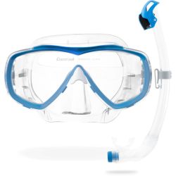Cressi Estrella + Seal Dry snorkel combo
