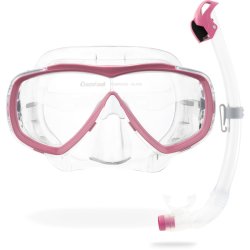 Cressi Estrella + Seal Dry snorkel combo