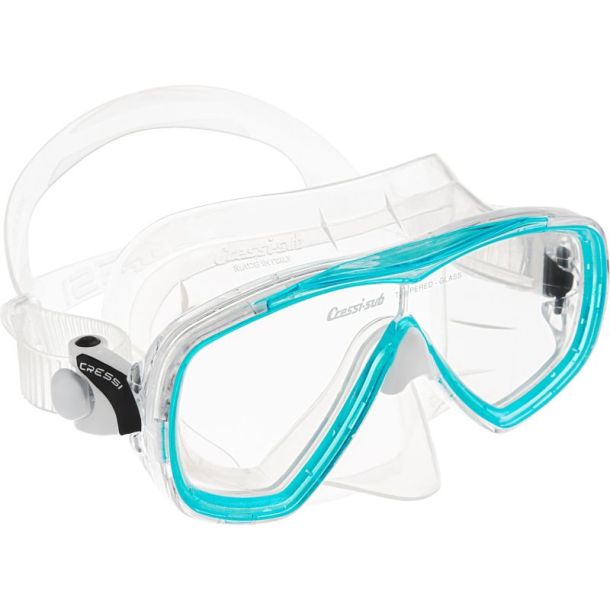 Cressi Estrella + Seal Dry snorkel combo