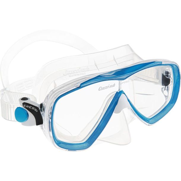 Cressi Estrella + Seal Dry snorkel combo