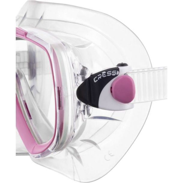 Cressi Estrella + Seal Dry snorkel combo