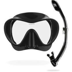 Cressi F1 + Supernova Dry snorkel combo
