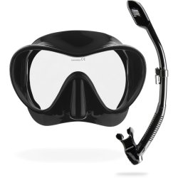 Cressi F1 + Supernova Dry snorkel combo