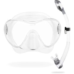 Cressi F1 + Supernova Dry snorkel combo