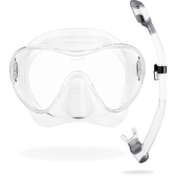 Cressi F1 + Supernova Dry snorkel combo
